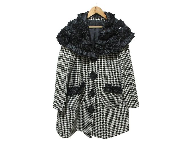 Autre Marque NOKO OHNO Wool Blend Coat Black