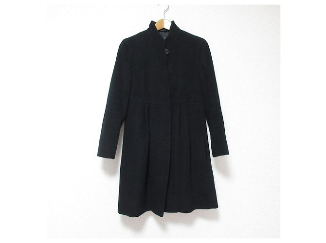 Manteau en laine et cachemire Armani Exchange Noir