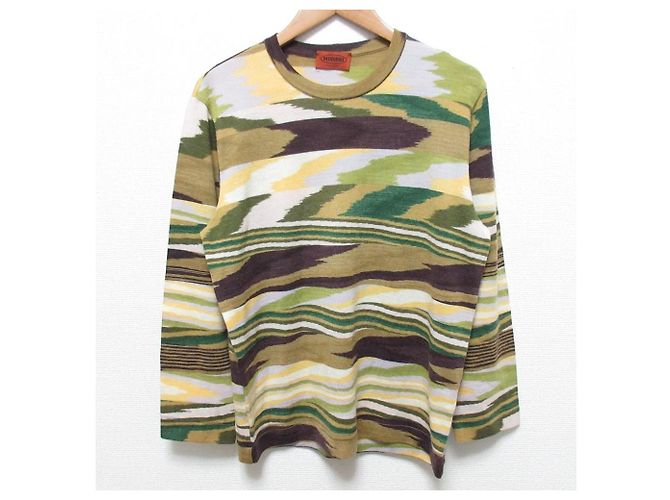 Autre Marque Missoni Wollstrickpullover Gelb