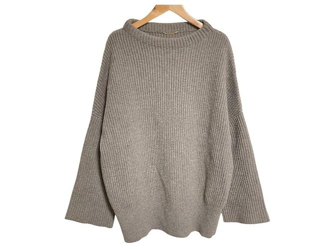 Autre Marque Wollpullover Deuxieme Classe Braun