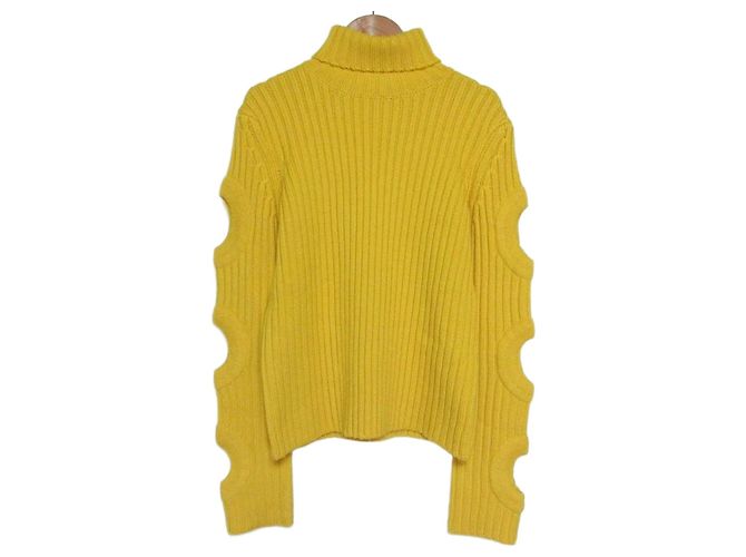 Autre Marque JW Anderson Strickpullover mit Cut-Outs Gelb