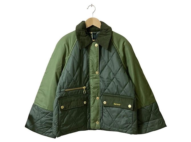 Autre Marque Casaco acolchoado Barbour MARTHA QUILTED Verde Verde oliva