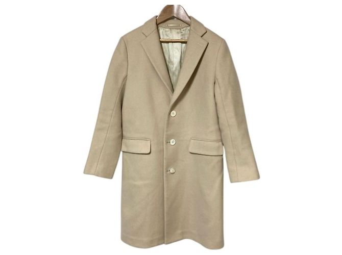 Autre Marque SCYE BASICS Wool Chester Coat Beige