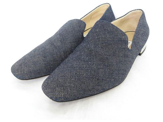Mocassins Opera Denim Jimmy Choo Bleu