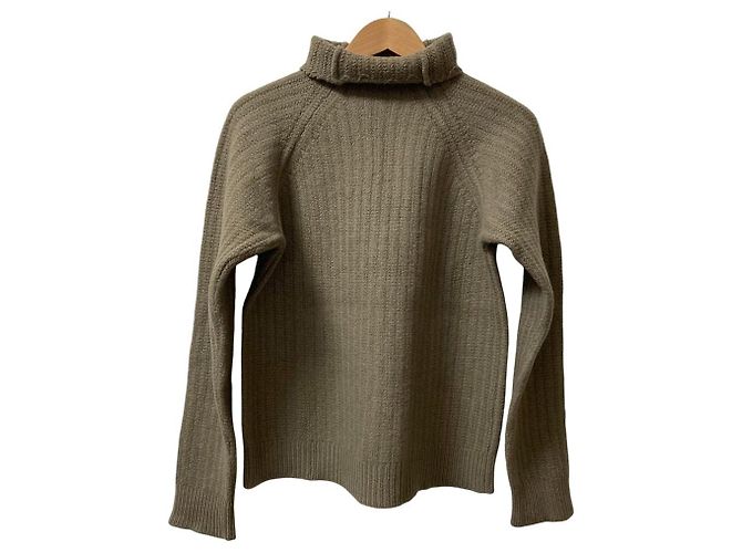 Maison Martin Margiela Rollkragenpullover aus Wolle Beige