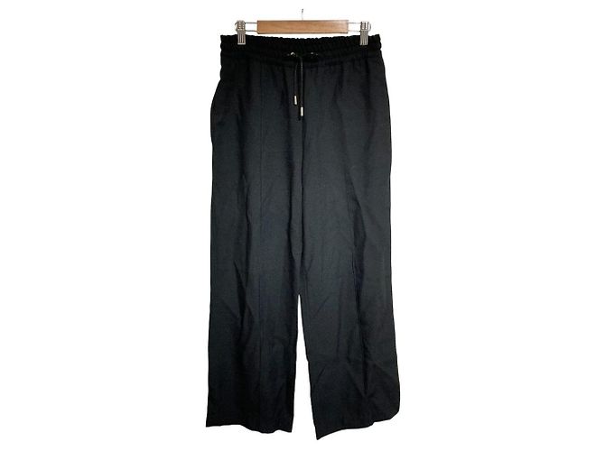 Autre Marque Pantaloni con Pieghe Centrali CINOH Nero
