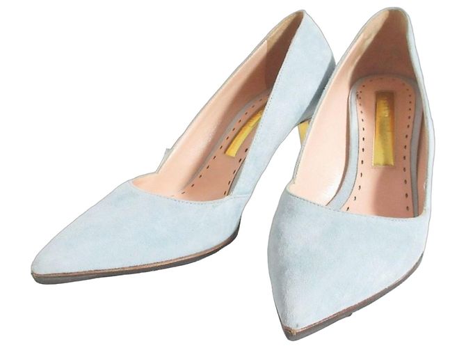 Autre Marque Escarpins en daim Rupert Sanderson Bleu