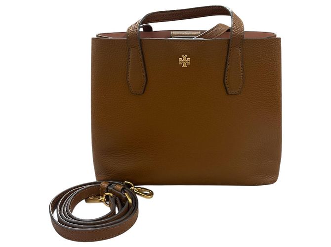 Tory Burch Blake Leather 2way Bag Brown
