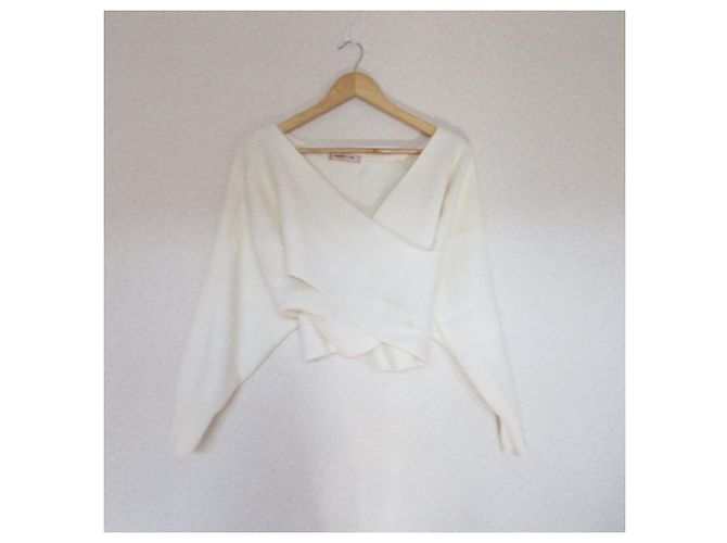Autre Marque Apuweiser-riche Stricktop Weiß