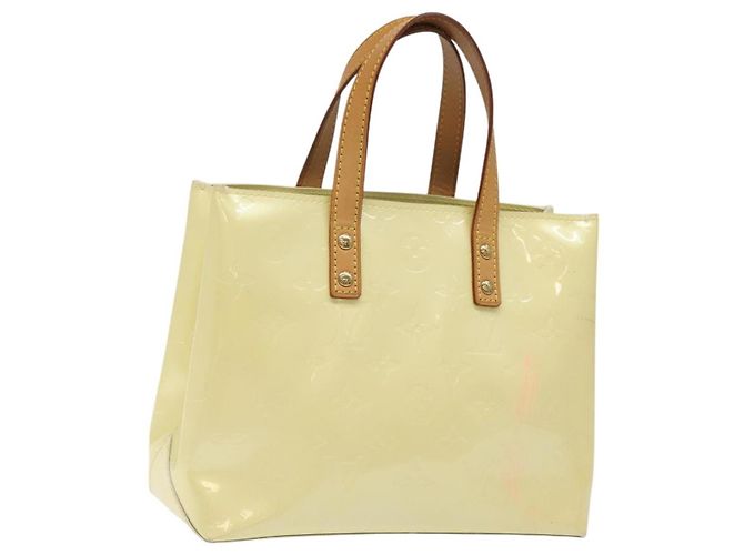 Louis Vuitton Reade Monogram Vernis PM Beige
