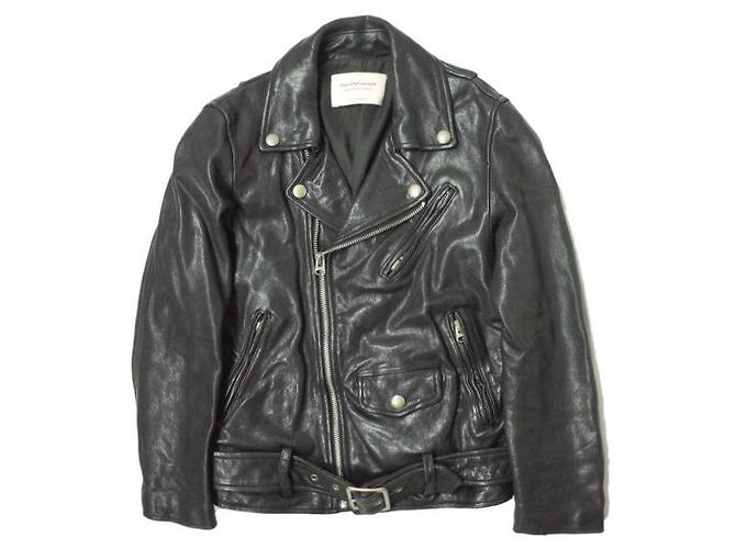 Autre Marque beautiful people shrink lederjacke Schwarz