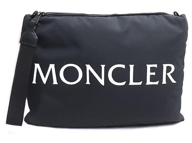 Pochette Moncler DUDDLE en nylon Noir