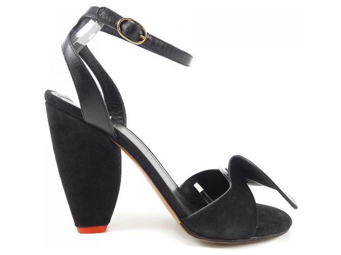 Céline Celine Sandalen Schwarz