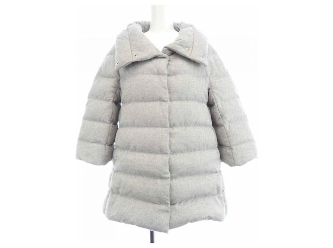 Autre Marque Herno PI0210D Casaco de penugem de seda e cashmere Marrom