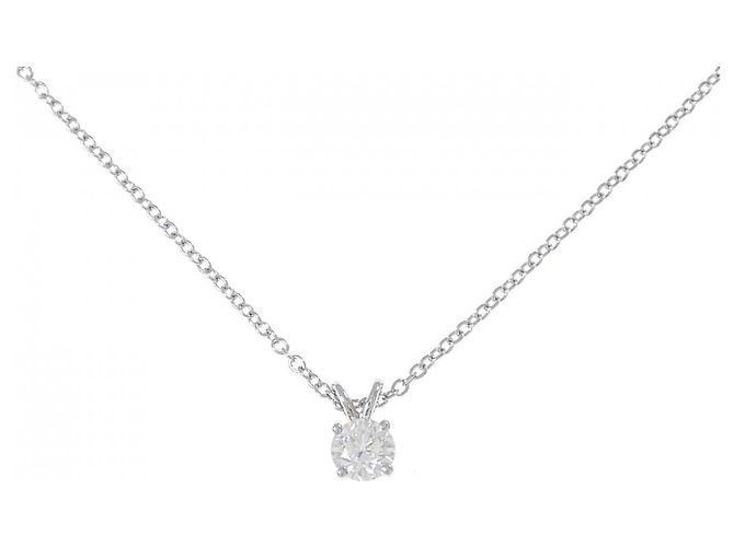Autre Marque Collana in Pt950 e diamanti Argento