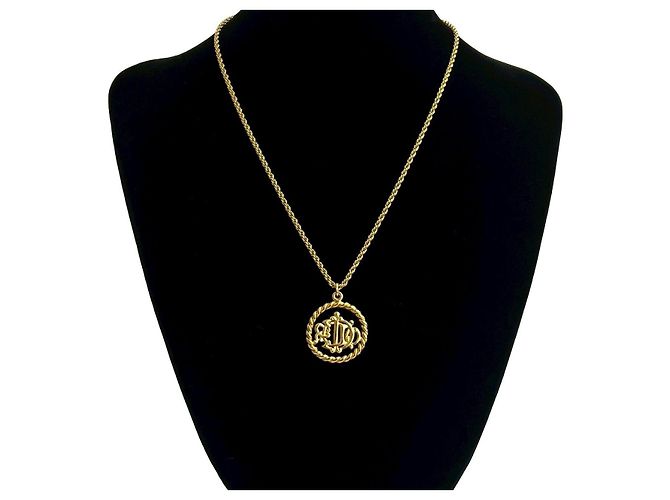 Autre Marque Colar Christian Dior Dourado