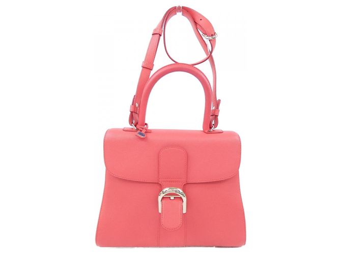 Bolso Delvaux Rodeo de becerro Roja