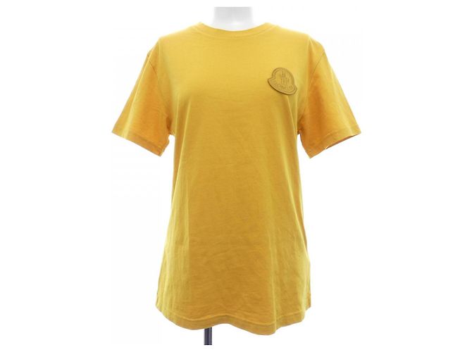 Camiseta de algodón Moncler Amarillo