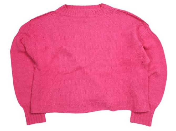 Autre Marque BEAMS BOY Malha de algodão e acrílico Rosa Fuschia