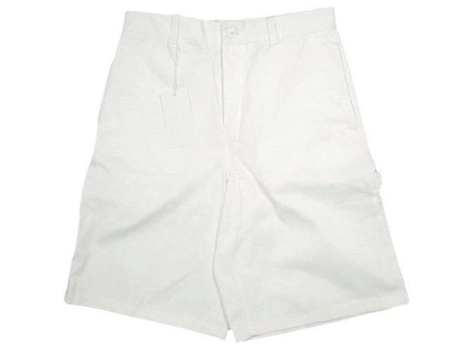 Autre Marque ZARA BERMUDA RELAXED FIT Baumwollshorts Weiß