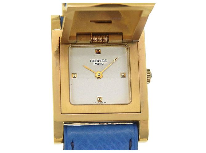Hermès Medor Gold Plated Weiß