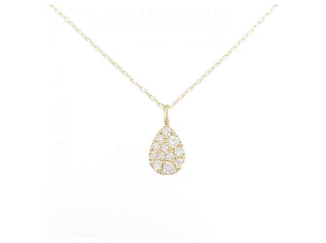 Autre Marque Collar de diamantes Au750 Dorado