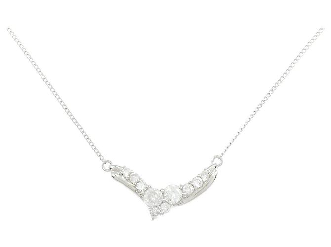 Autre Marque Collana di diamanti PT850 Argento