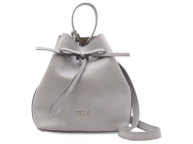 Bolsa 2way em couro Furla Costanza Marrom