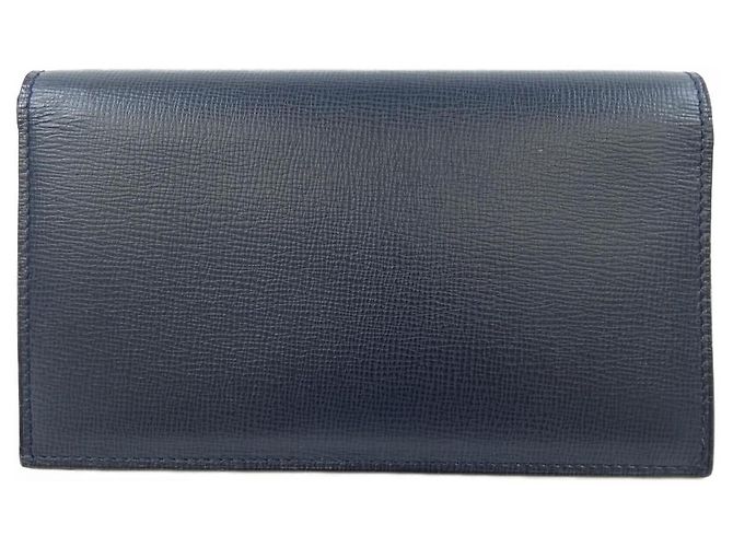 Portefeuille Valextra Bleu Bleu Marine