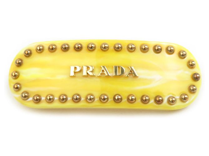 Barrette Prada Jaune