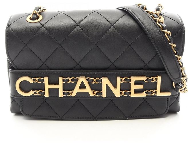Borsa a tracolla Chanel Matelassé Nero