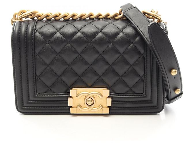 Borsa a tracolla Chanel Boy Small Nero