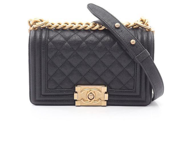 Borsa a tracolla Chanel Boy Small Nero
