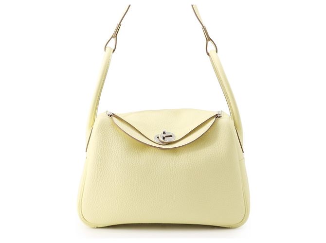 Hermès Bolsa Hermes Lindy 26 em Cream Cru