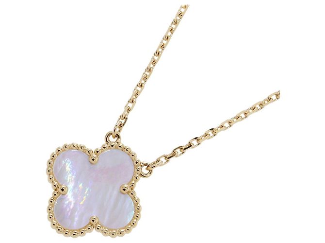 Collana Van Cleef & Arpels Alhambra in madreperla D'oro