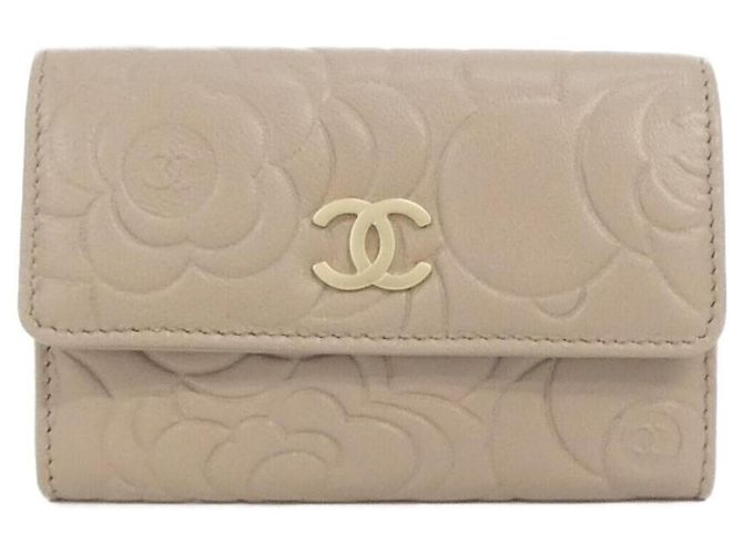 Chanel 50088 Visitenkartenetui Beige