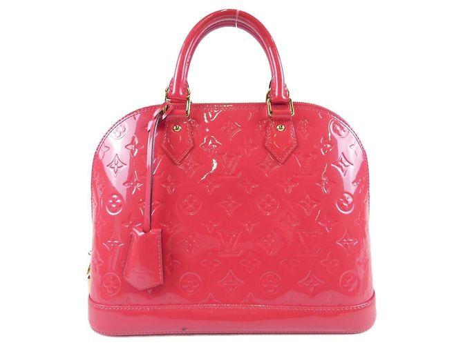 Borsa Louis Vuitton Vernis Alma PM Rosa
