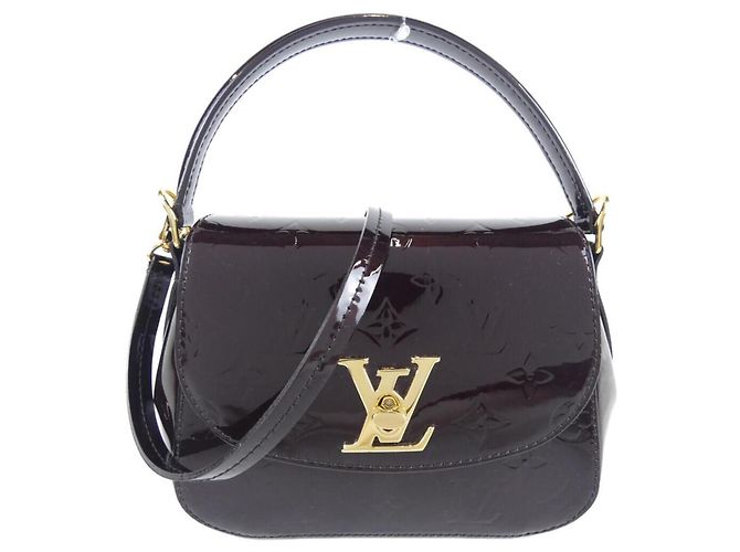 Sac à main Louis Vuitton Vernis Pasadena Bordeaux