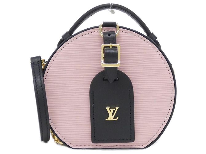 Bolsa de Ombro Louis Vuitton Epi Mini Boite Chapeau Rosa