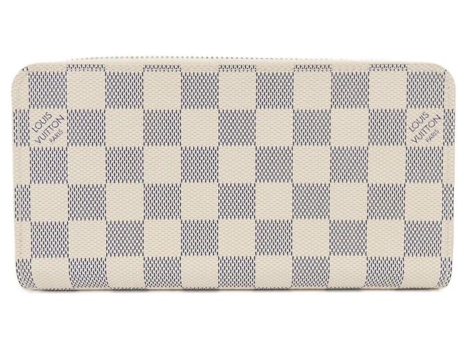 Louis Vuitton Damier Azur Zippy Wallet Blue