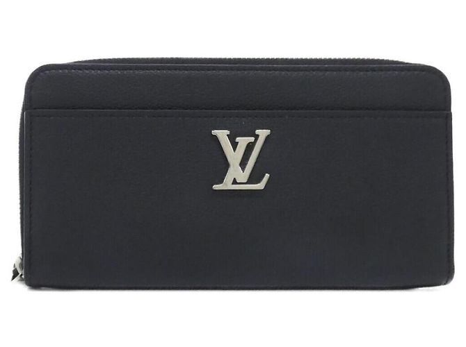 Louis Vuitton Zippy Lockme Geldbörse Schwarz