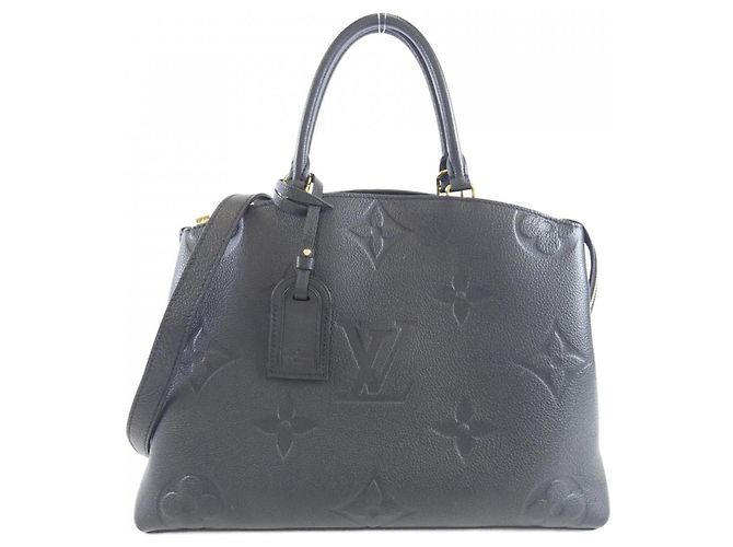 Borsa Louis Vuitton Monogram Empreinte Grand Palais MM Nero