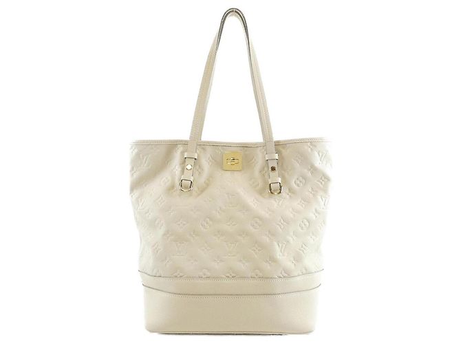 Sac à main Louis Vuitton Monogram Empreinte Citadine PM Blanc