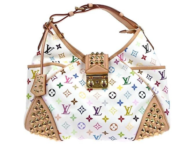 Louis Vuitton Chrissie Monogram Multicolor Blanc
