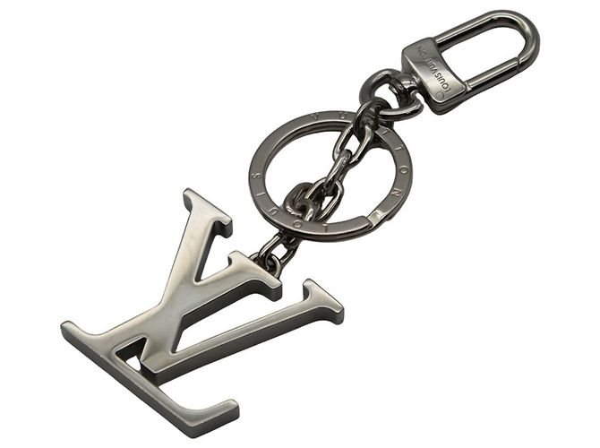 Louis Vuitton Silver Keyring Silvery