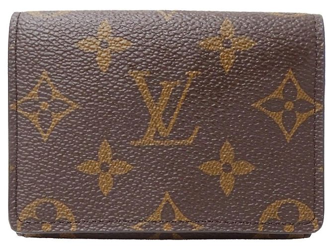 Tarjetero Louis Vuitton Monogram Castaño Monograma