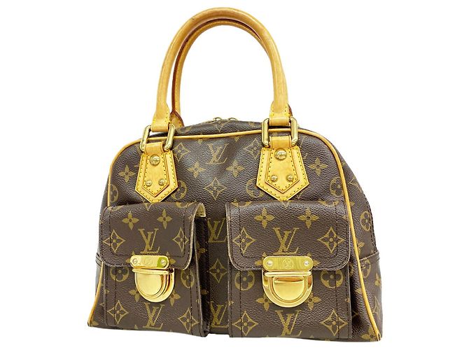 Bolso Louis Vuitton Monogram Manhattan PM Castaño