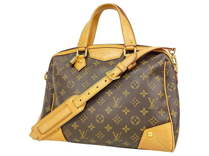 Sac à main Louis Vuitton Monogram Retiro PM Marron