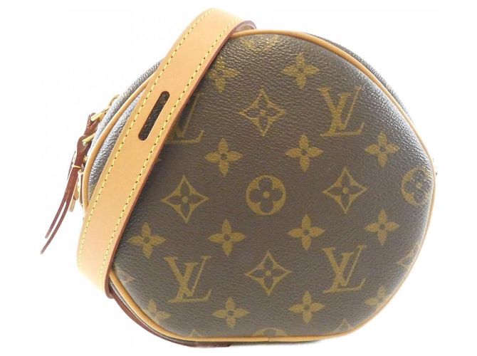 Borsa a tracolla Louis Vuitton Monogram Boite Chapeau Souple PM Marrone