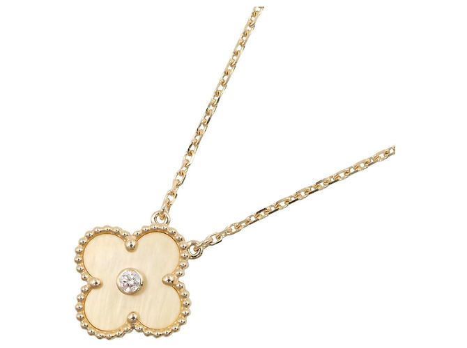 Collana Vintage Alhambra Van Cleef & Arpels D'oro Crudo